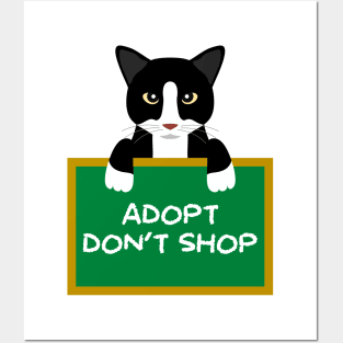 Advice Cat - Adopt Don't Shop Posters and Art